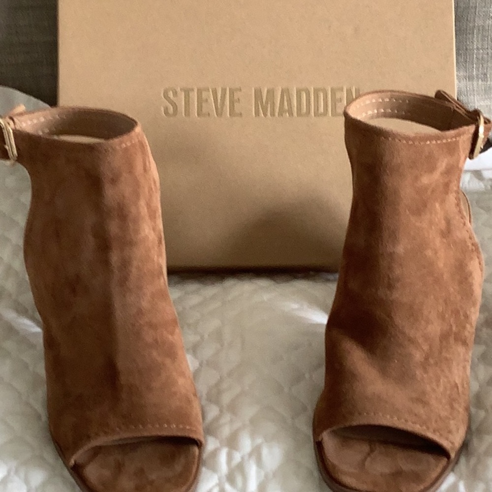 Steve Madden Suede Open Toe Sandal - image 1